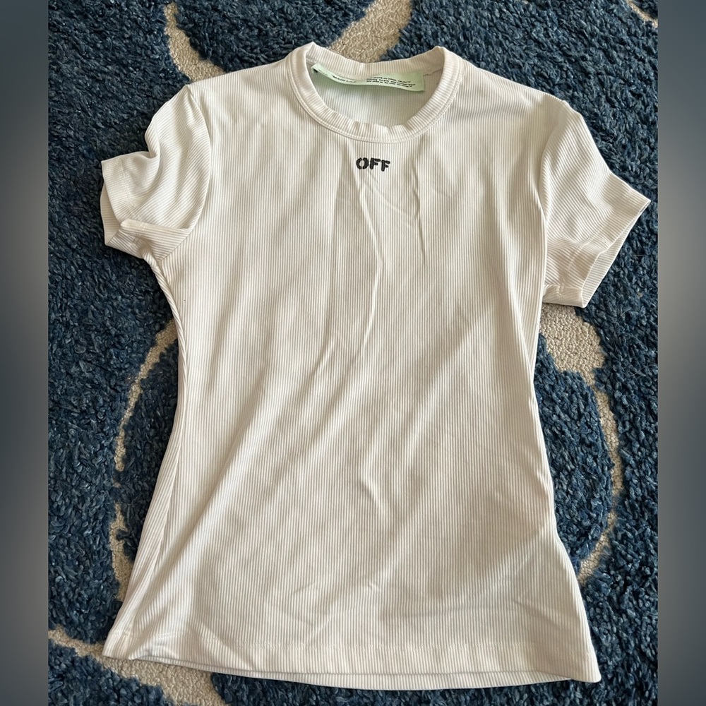 Off white white tee